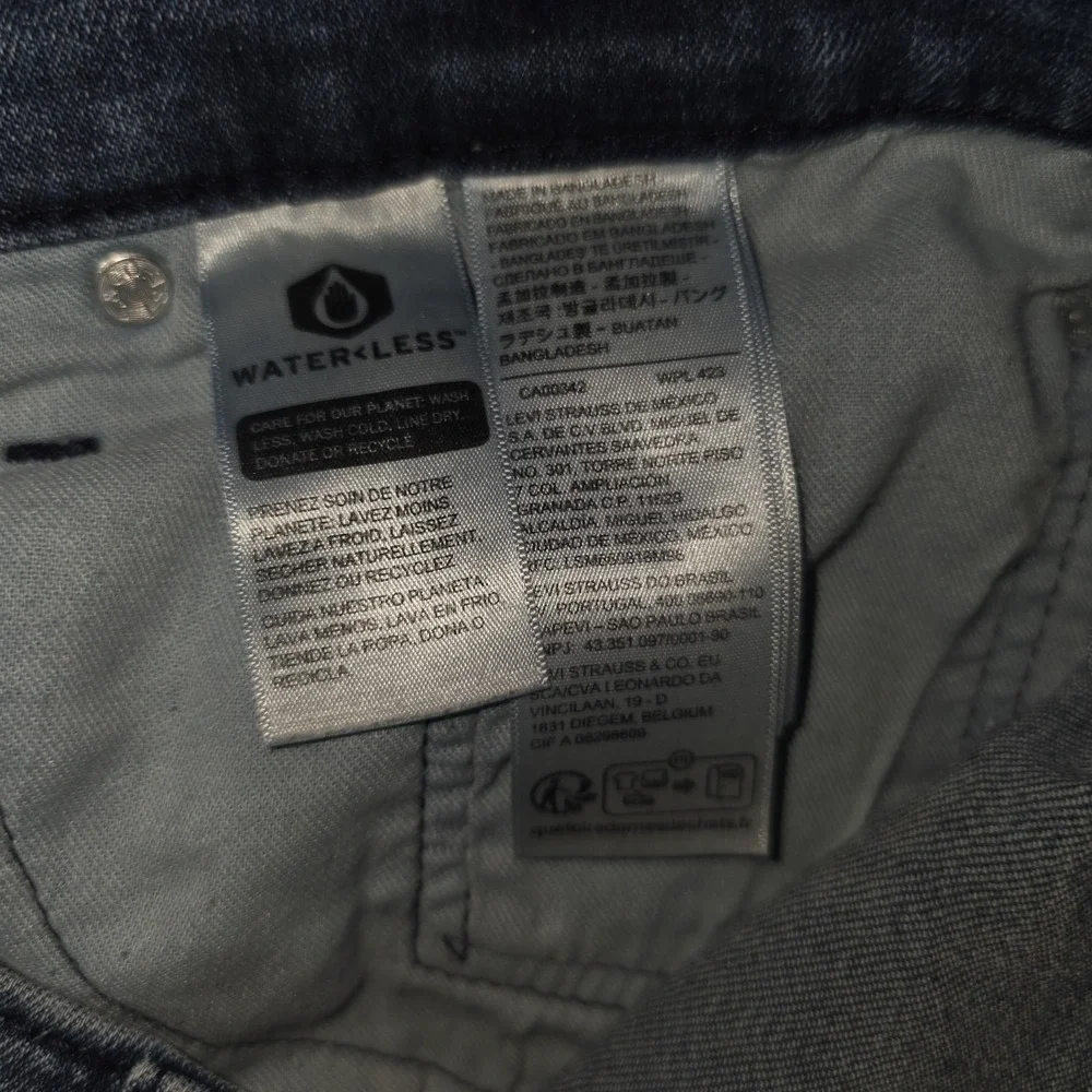 LEVI‎ STRAUSS Men 541 Athletic Fit Cotton Denim Jeans - 36x30 Dark Blue
